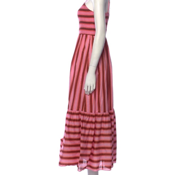 Kate Spade Smocked Striped Maxi Dress - Picture 3 of 9
